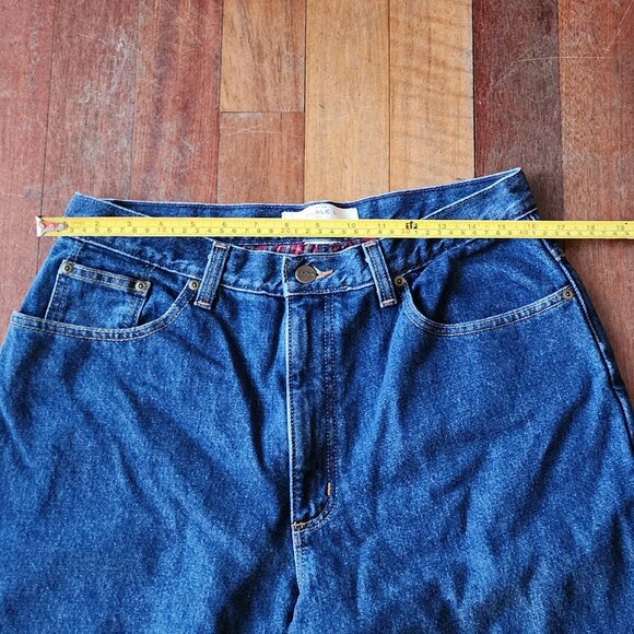 L.L. Bean Double L Relaxed Fit Dark Wash Denim Size 32 - Picture 5 of 16
